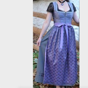 Authentic Oktoberfest Bavarian Rose Dirndl